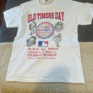 New York Yankees memorabilia Old Timers TShirt